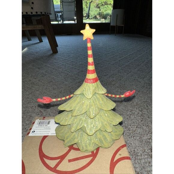 Department 56 Patience Brewster Krinkles Christmas Tree Stocking Hanger NEW - Picture 4 of 5